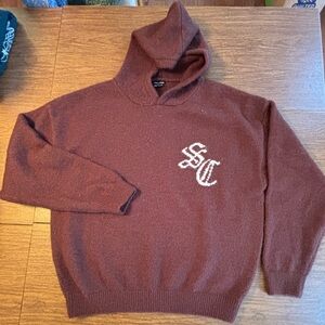 Men’s Standard/Cloth Burgundy Hoodie Sweater Urban Outfitters Large- EUC